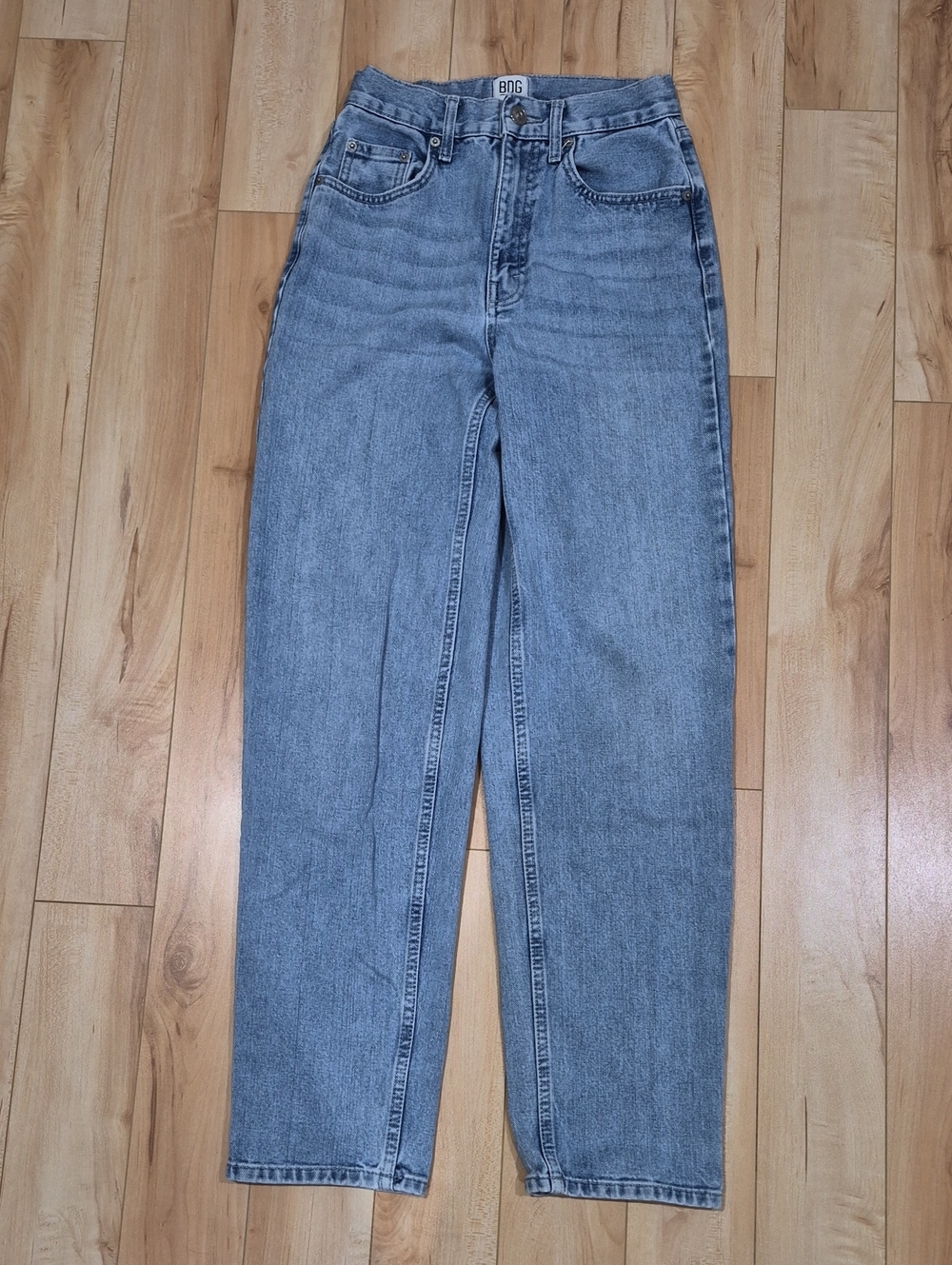 BGD Women's Size 25 High-Rise Baggy Jeans